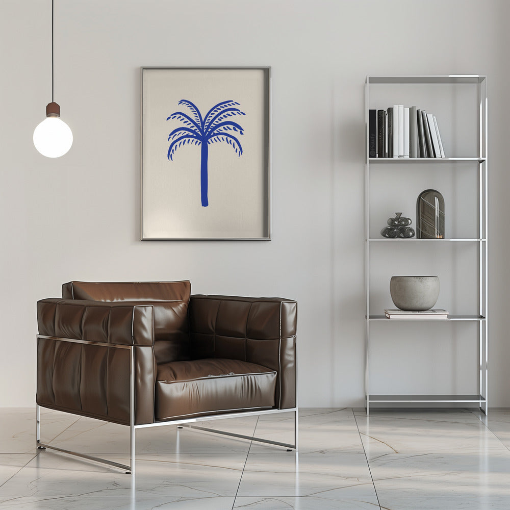 wall-art-print-canvas-poster-framed-Blue Palm-6