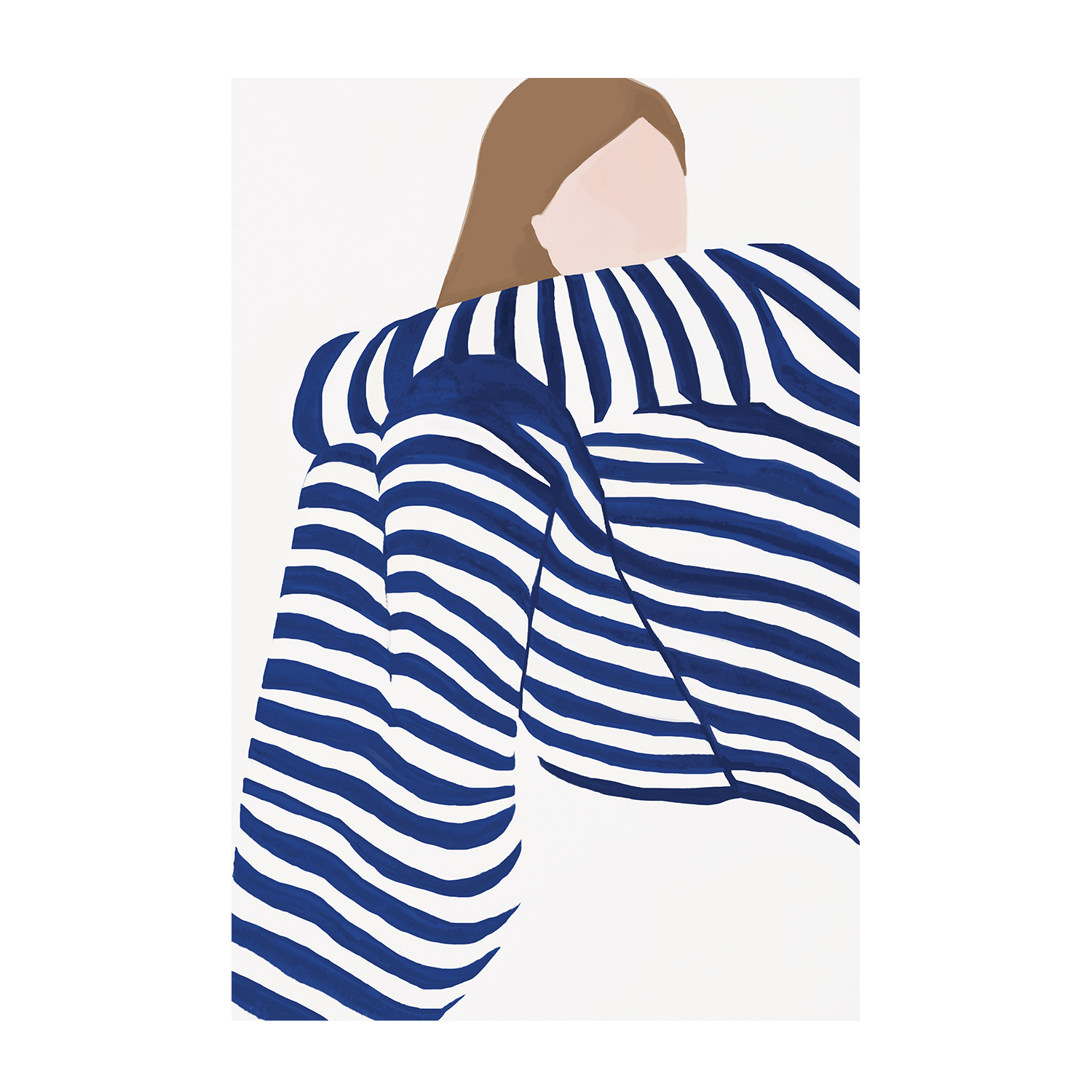 wall-art-print-canvas-poster-framed-Blue Pyjamas , By Stacey Williams-1