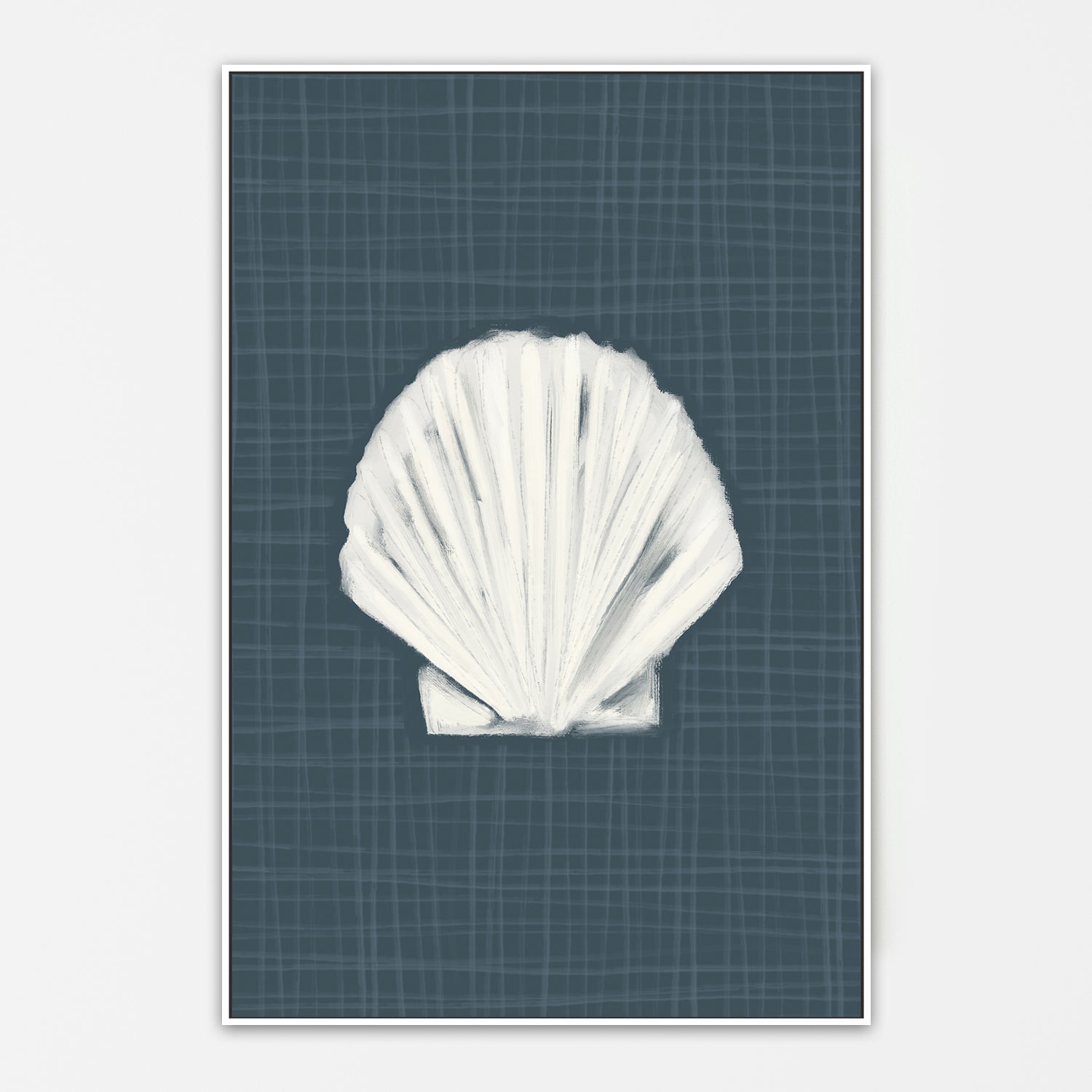 wall-art-print-canvas-poster-framed-Blue Seashell , By Jetty Home , By Jetty Home-5