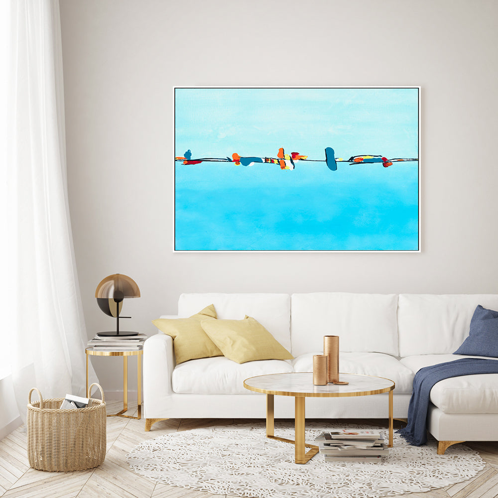 wall-art-print-canvas-poster-framed-Blue Skies , By Belinda Stone-GIOIA-WALL-ART