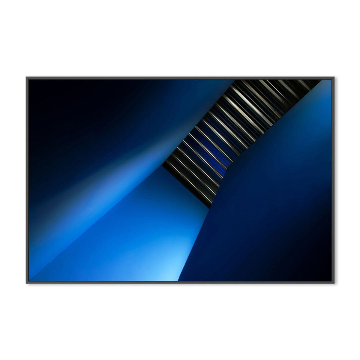 wall-art-print-canvas-poster-framed-Blue Stairway, Style A , By Gilbert Claes-GIOIA-WALL-ART