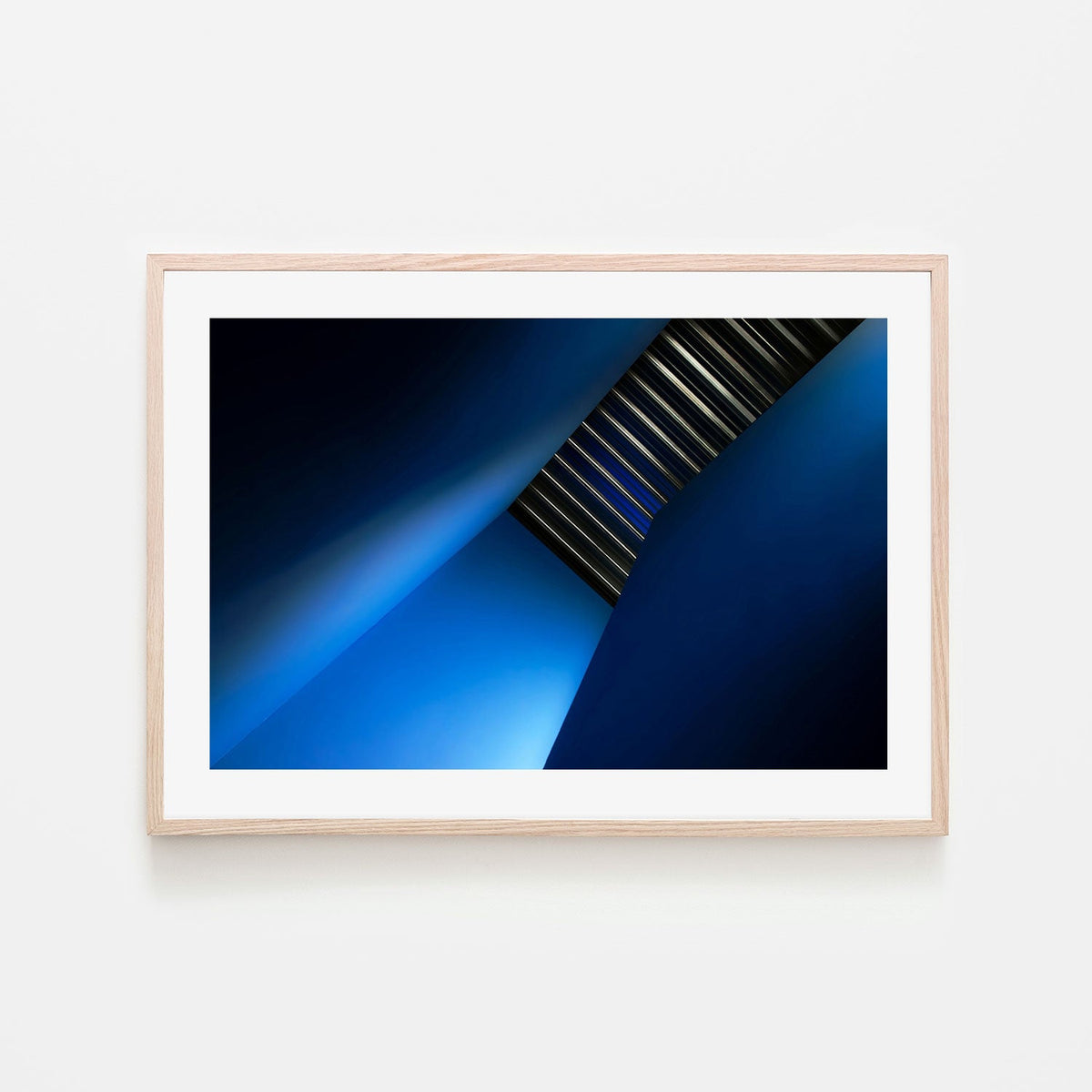 wall-art-print-canvas-poster-framed-Blue Stairway, Style A , By Gilbert Claes-GIOIA-WALL-ART