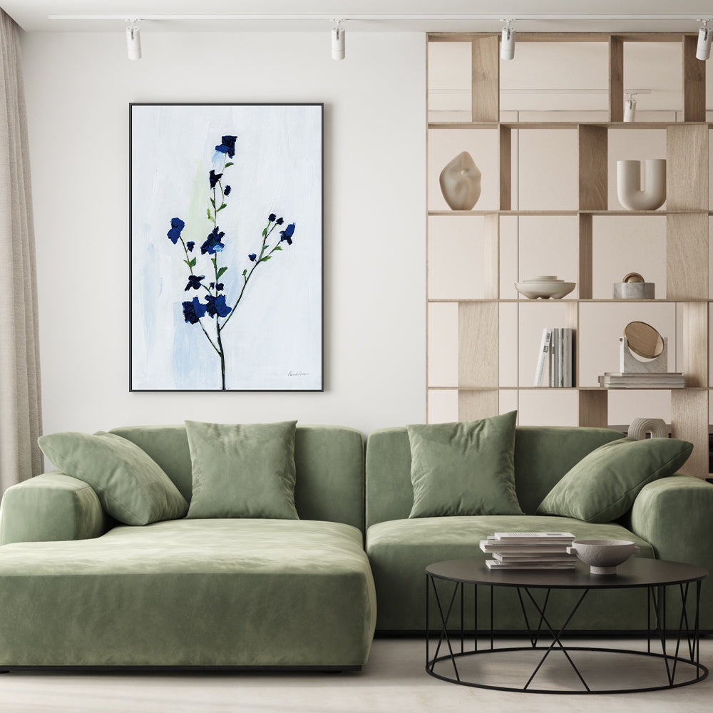 wall-art-print-canvas-poster-framed-Blue Stems, Style B , By Pamela Munger-GIOIA-WALL-ART