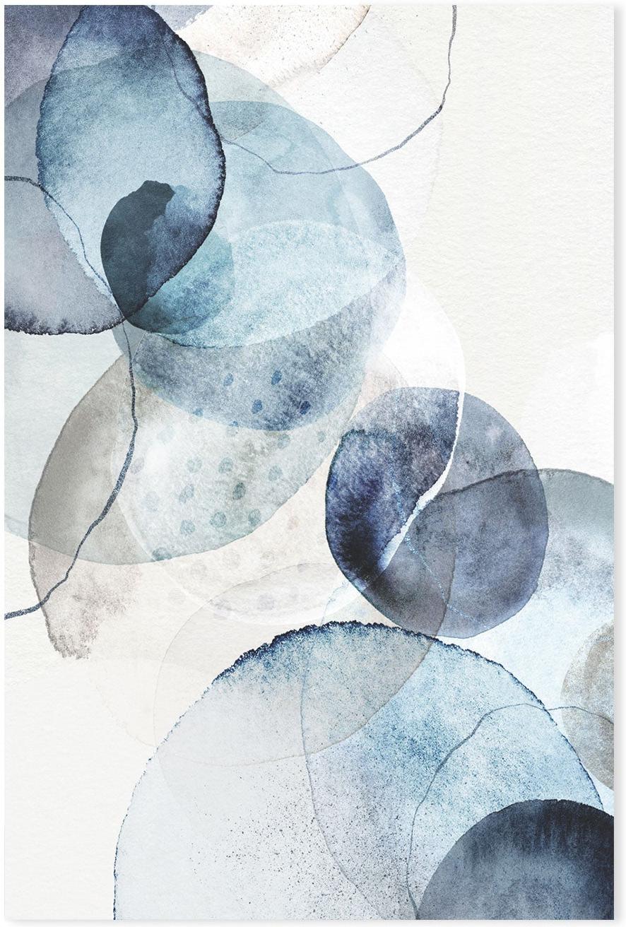 wall-art-print-canvas-poster-framed-Blue Stone-by-Dear Musketeer Studio-Gioia Wall Art
