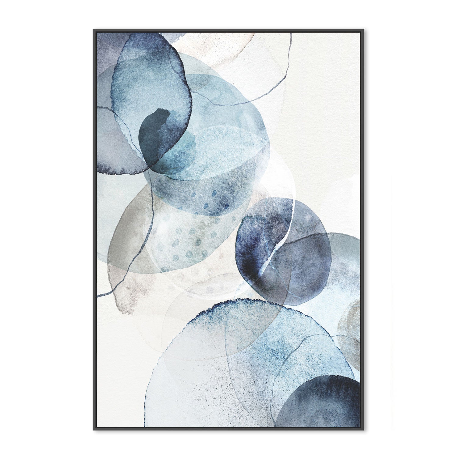 wall-art-print-canvas-poster-framed-Blue Stone-by-Dear Musketeer Studio-Gioia Wall Art