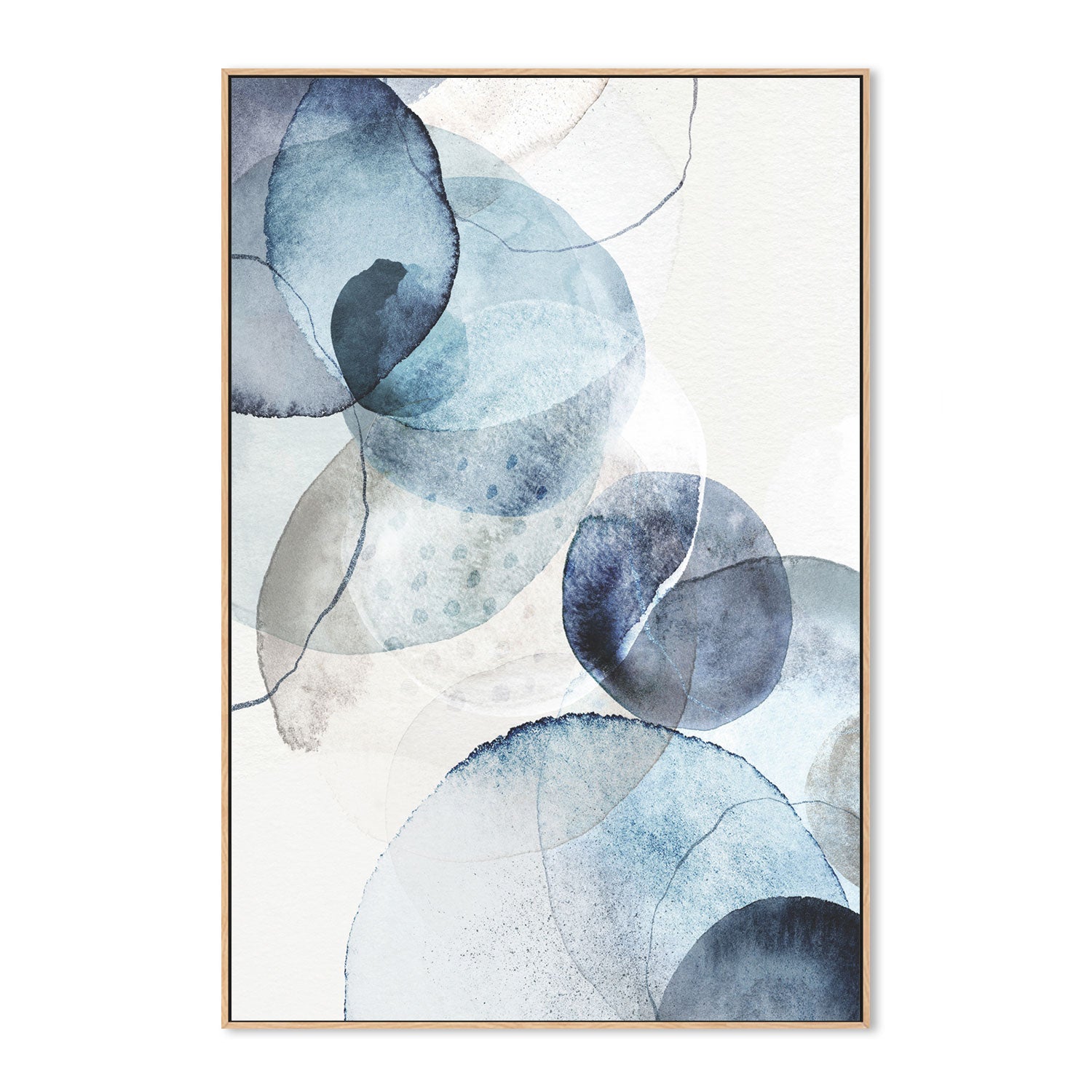 wall-art-print-canvas-poster-framed-Blue Stone-by-Dear Musketeer Studio-Gioia Wall Art