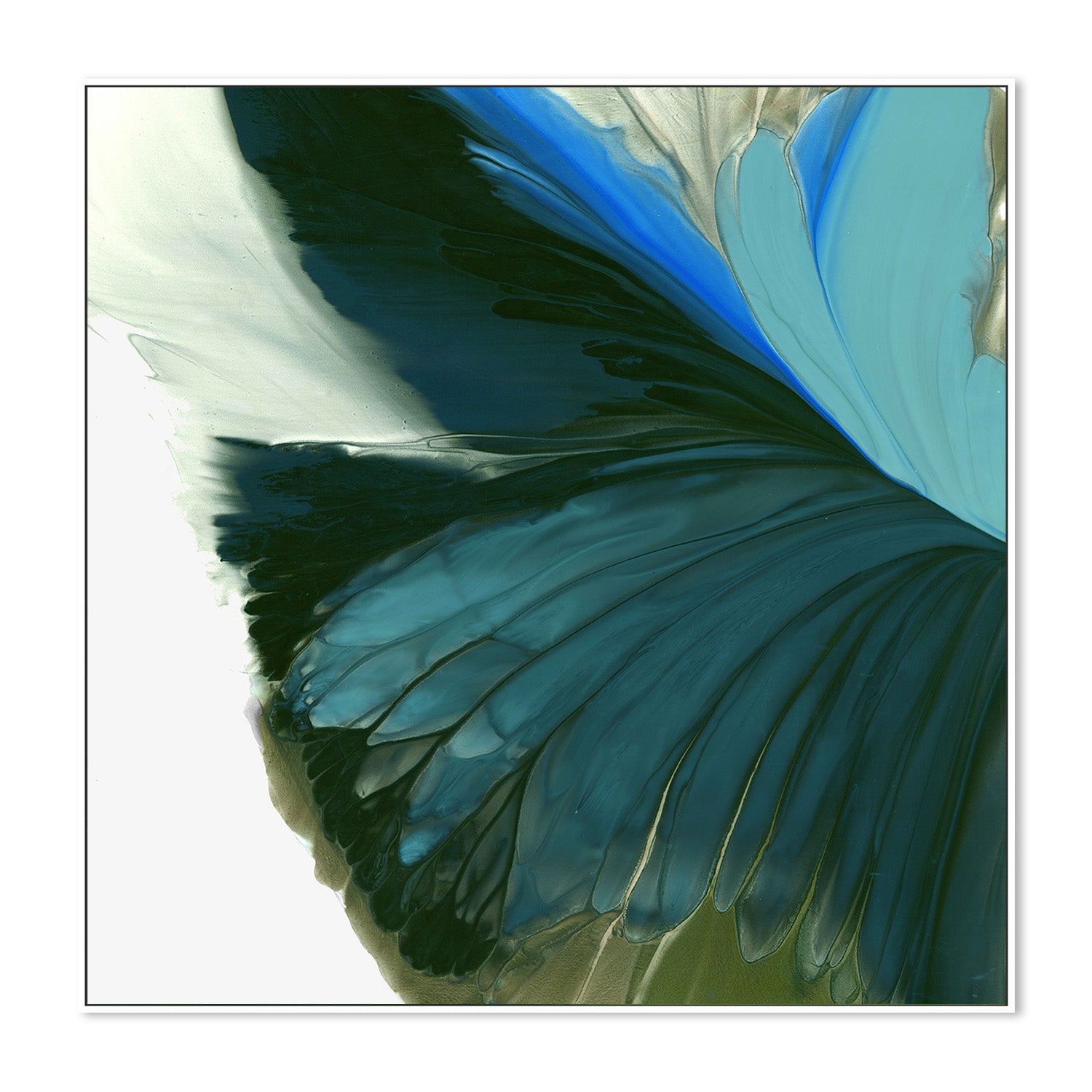 wall-art-print-canvas-poster-framed-Blue Wings Unfolding in Light-5
