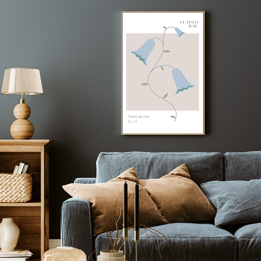 wall-art-print-canvas-poster-framed-Bluebells Studio Bac-by-Plus X Studio-Gioia Wall Art