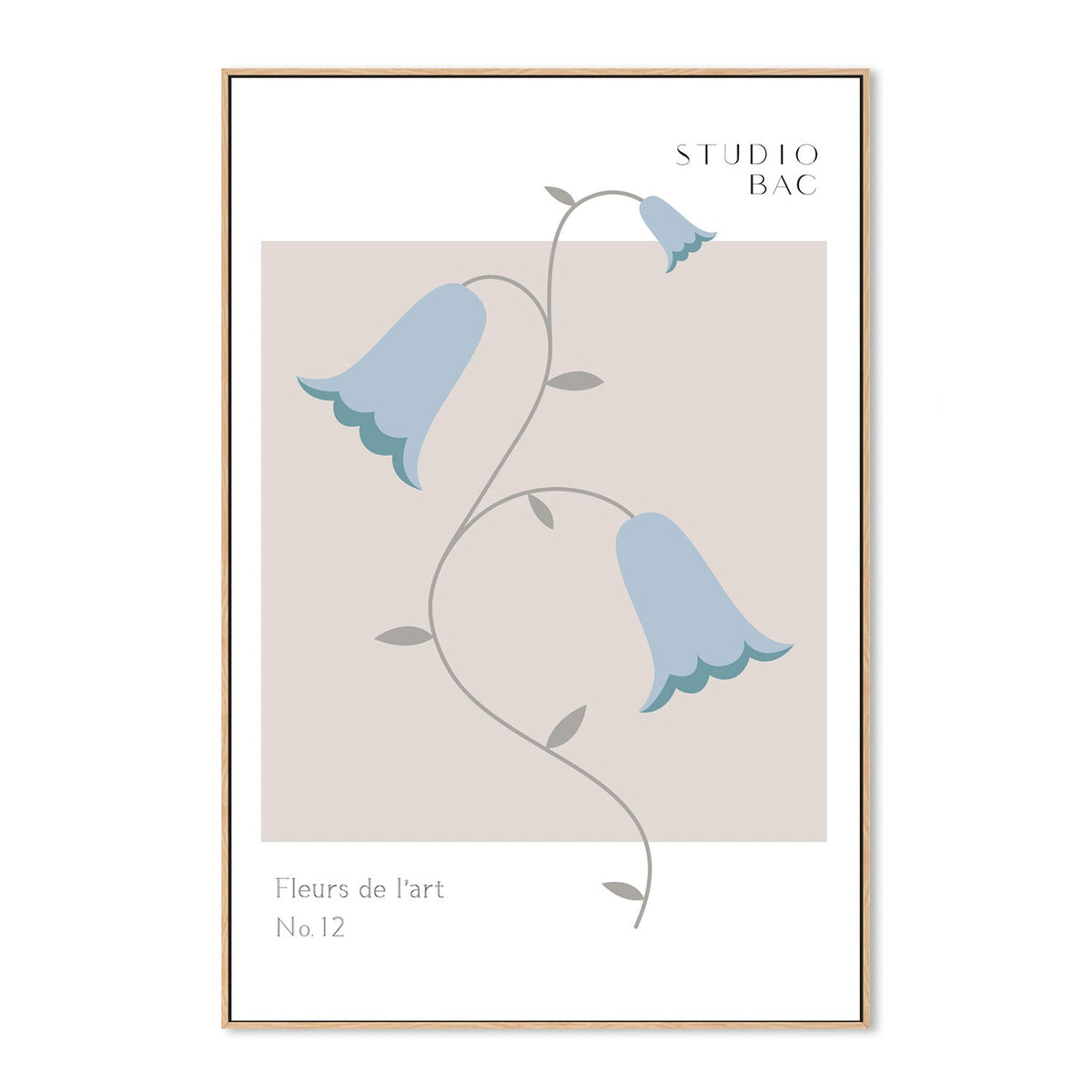 wall-art-print-canvas-poster-framed-Bluebells Studio Bac-by-Plus X Studio-Gioia Wall Art