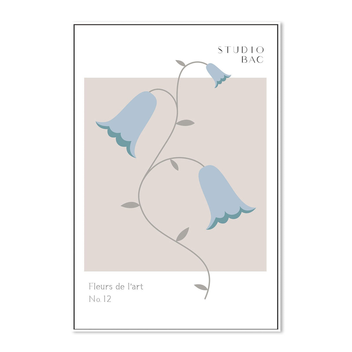 wall-art-print-canvas-poster-framed-Bluebells Studio Bac-by-Plus X Studio-Gioia Wall Art