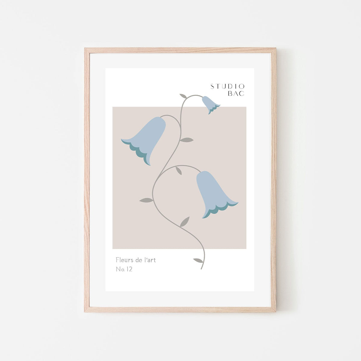 wall-art-print-canvas-poster-framed-Bluebells Studio Bac-by-Plus X Studio-Gioia Wall Art