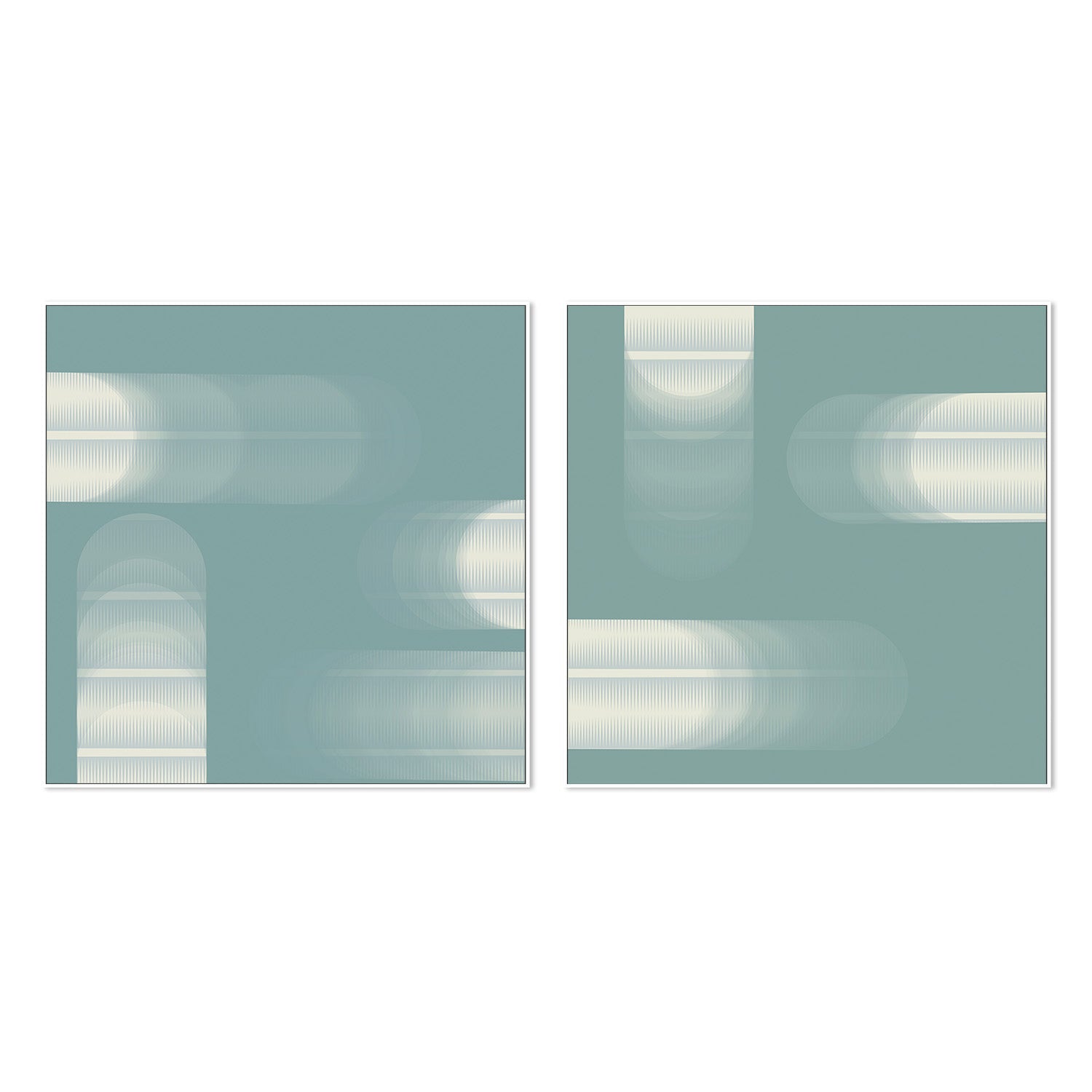 wall-art-print-canvas-poster-framed-Blurred Motion, Style A & B, Set Of 2 , By JL Design-5