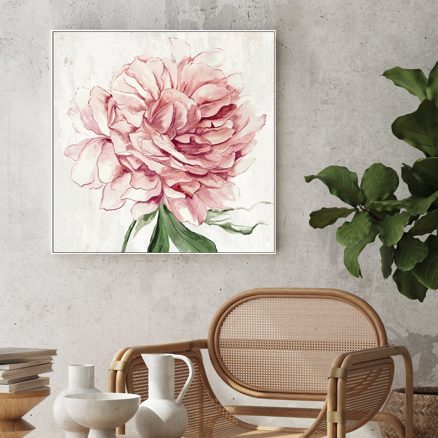 wall-art-print-canvas-poster-framed-Blush Beauty, Style A , By Asia Jensen-2