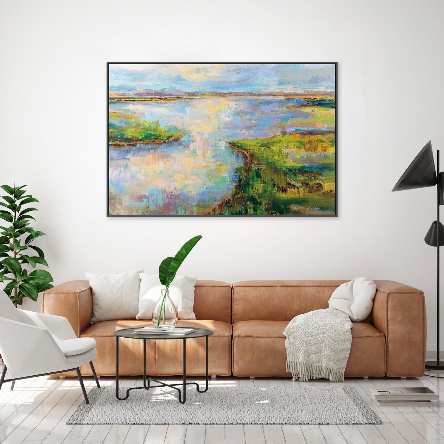 wall-art-print-canvas-poster-framed-Blush-by-Jeanette Vertentes-Gioia Wall Art