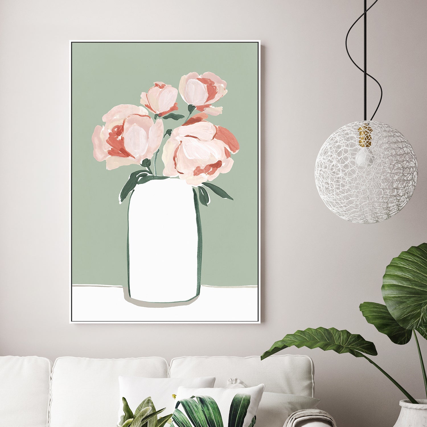 wall-art-print-canvas-poster-framed-Blushing Florals-2