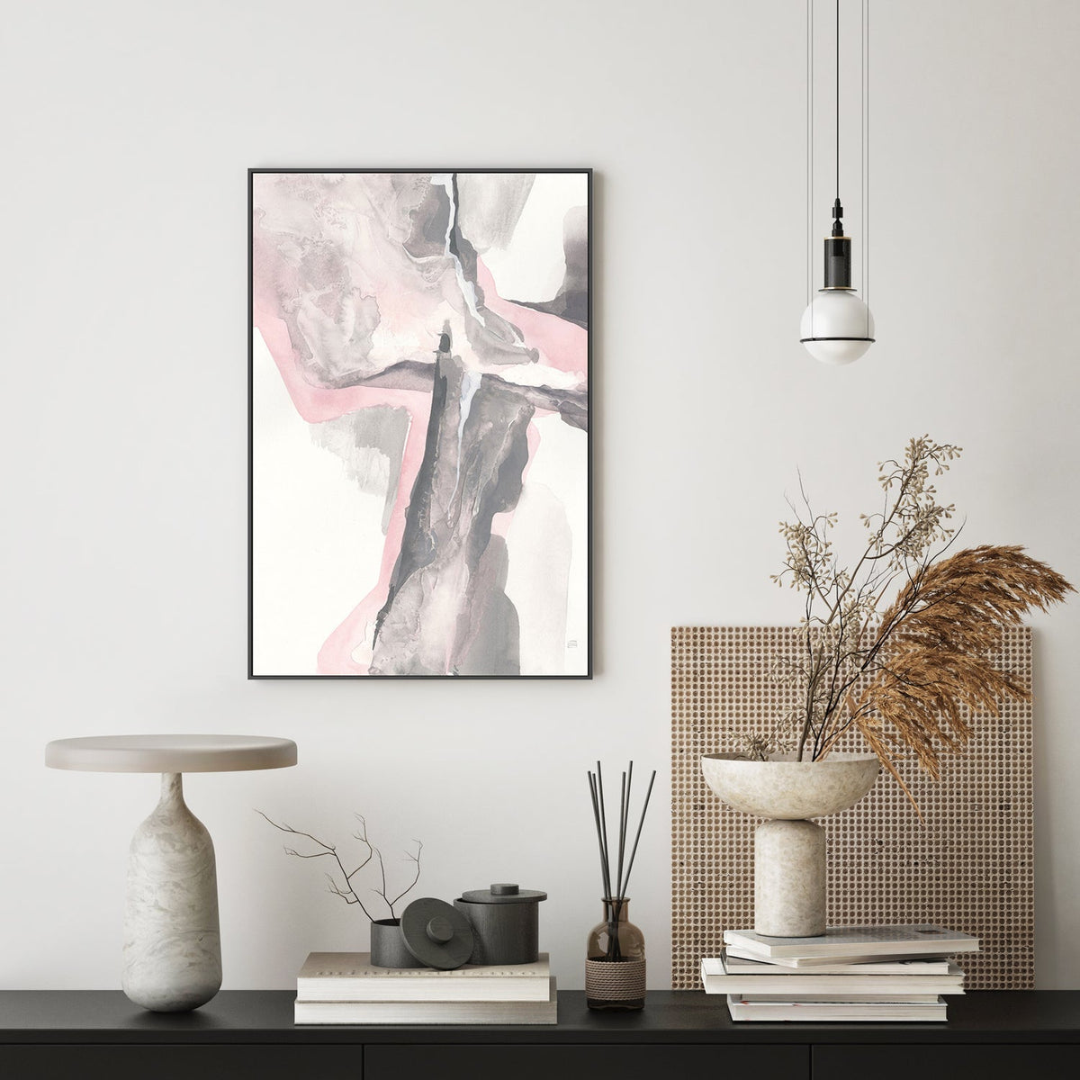 wall-art-print-canvas-poster-framed-Blushing Grey, Style B-by-Chris Paschke-Gioia Wall Art