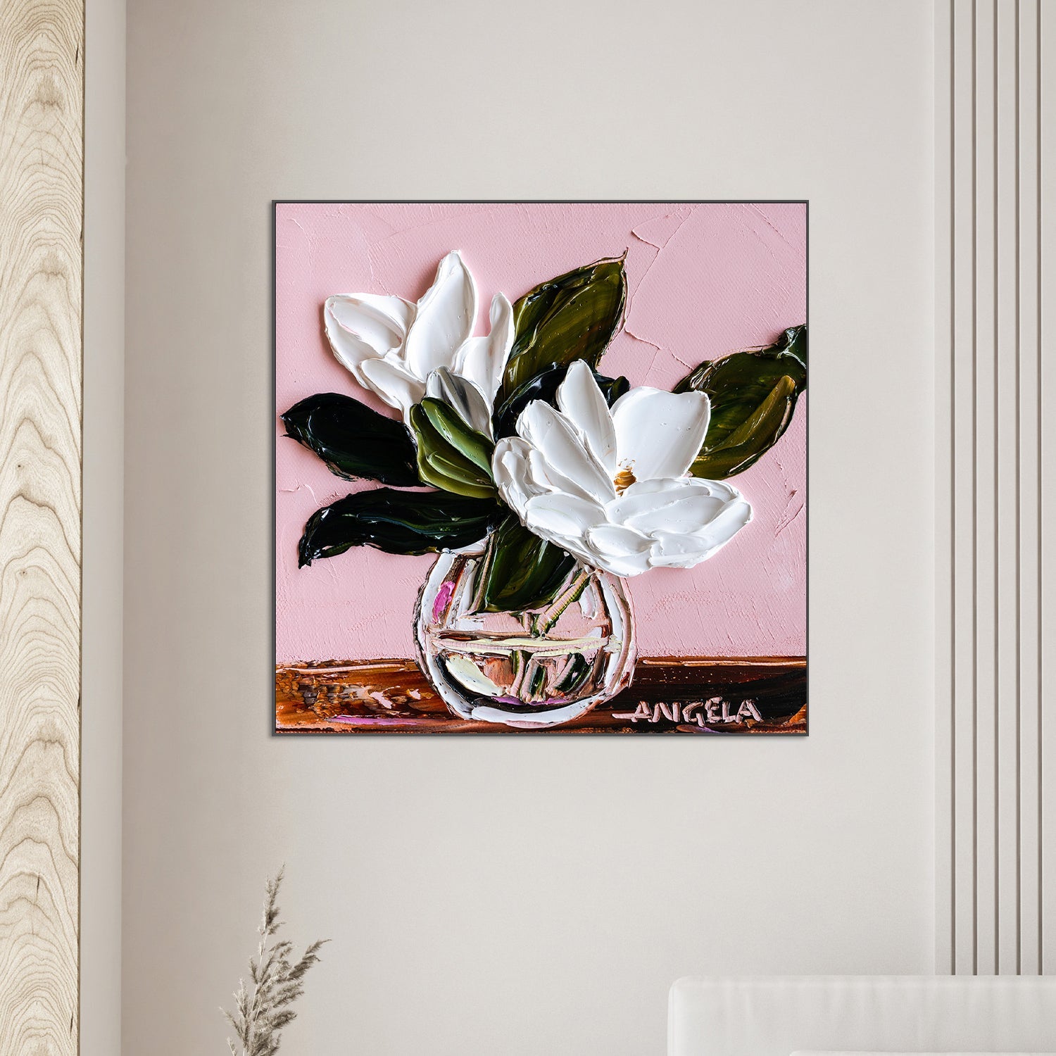 wall-art-print-canvas-poster-framed-Blushing Magnolia-2