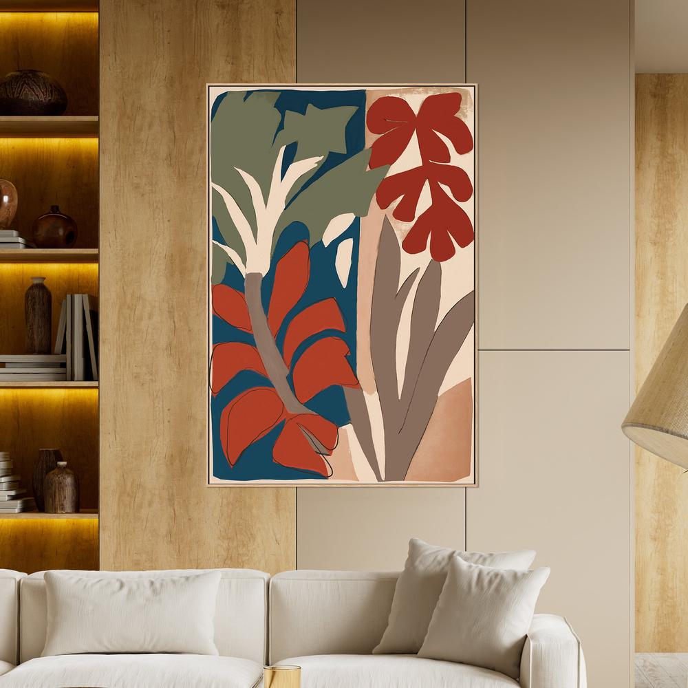 wall-art-print-canvas-poster-framed-Bold Botanical Dance-2