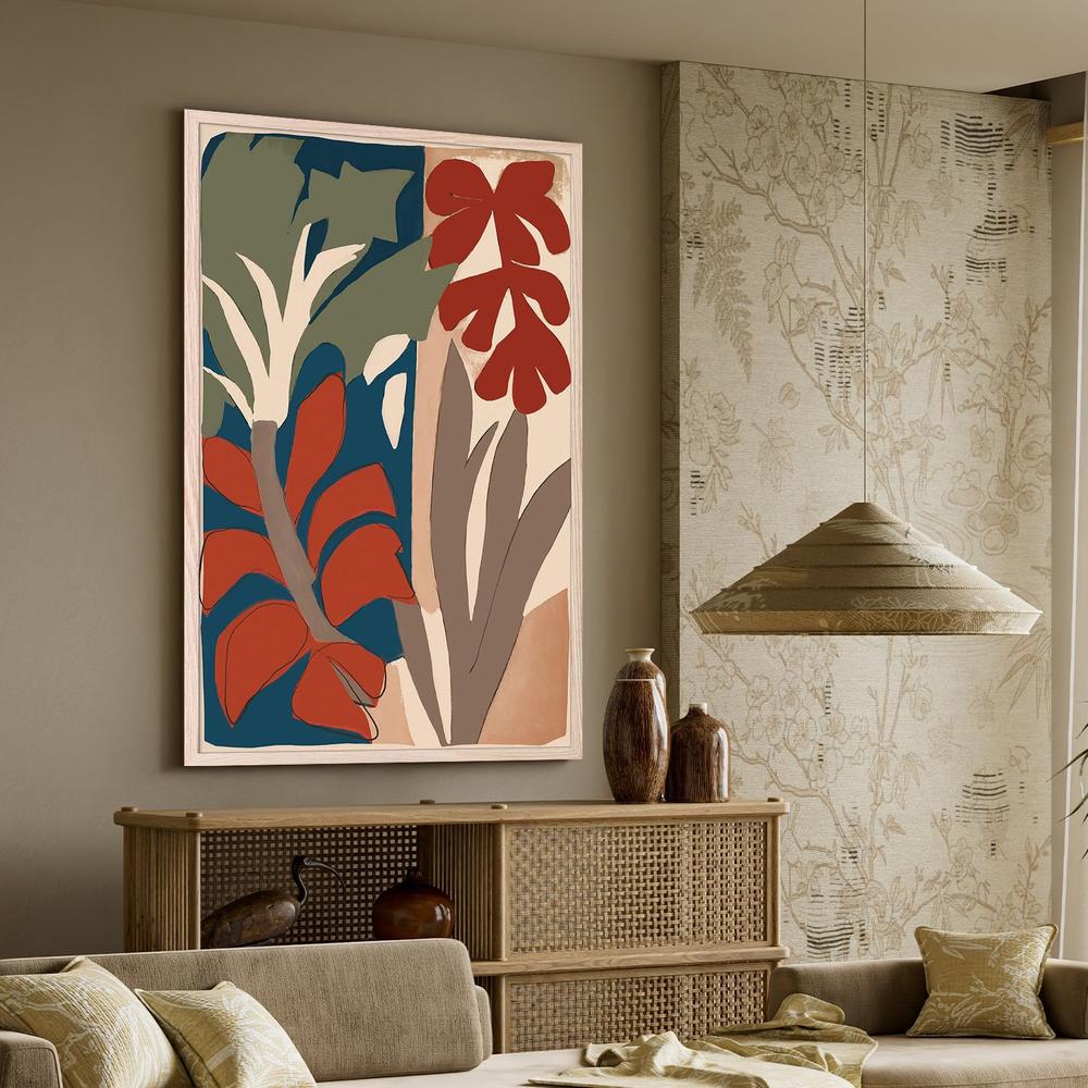 wall-art-print-canvas-poster-framed-Bold Botanical Dance-7