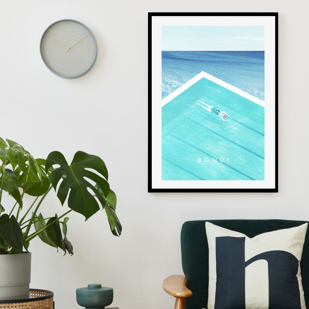 wall-art-print-canvas-poster-framed-Bondi , By Henry Rivers-GIOIA-WALL-ART