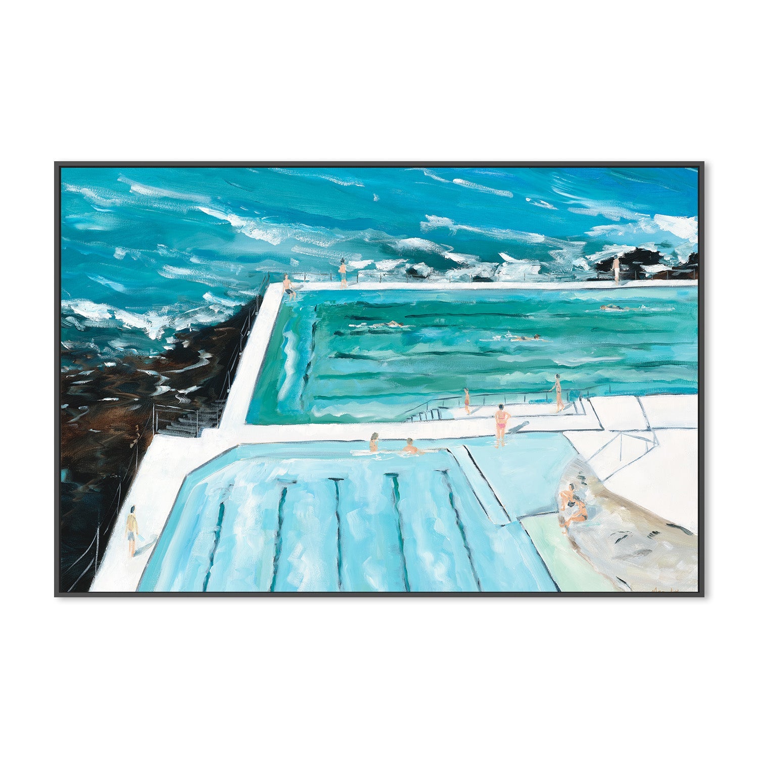 wall-art-print-canvas-poster-framed-Bondi Icebergs Swim-2