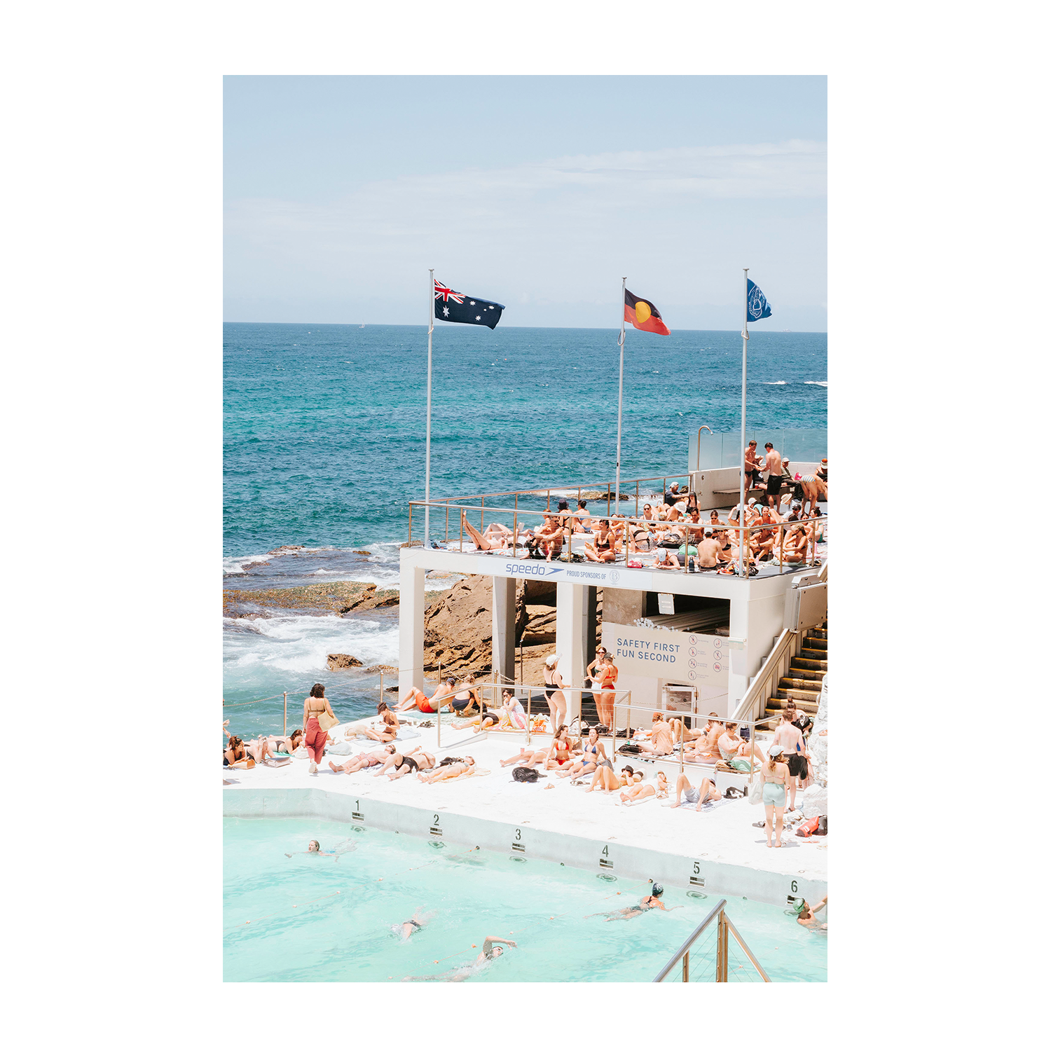 wall-art-print-canvas-poster-framed-Bondi Pool , By Ilana Sallick-1