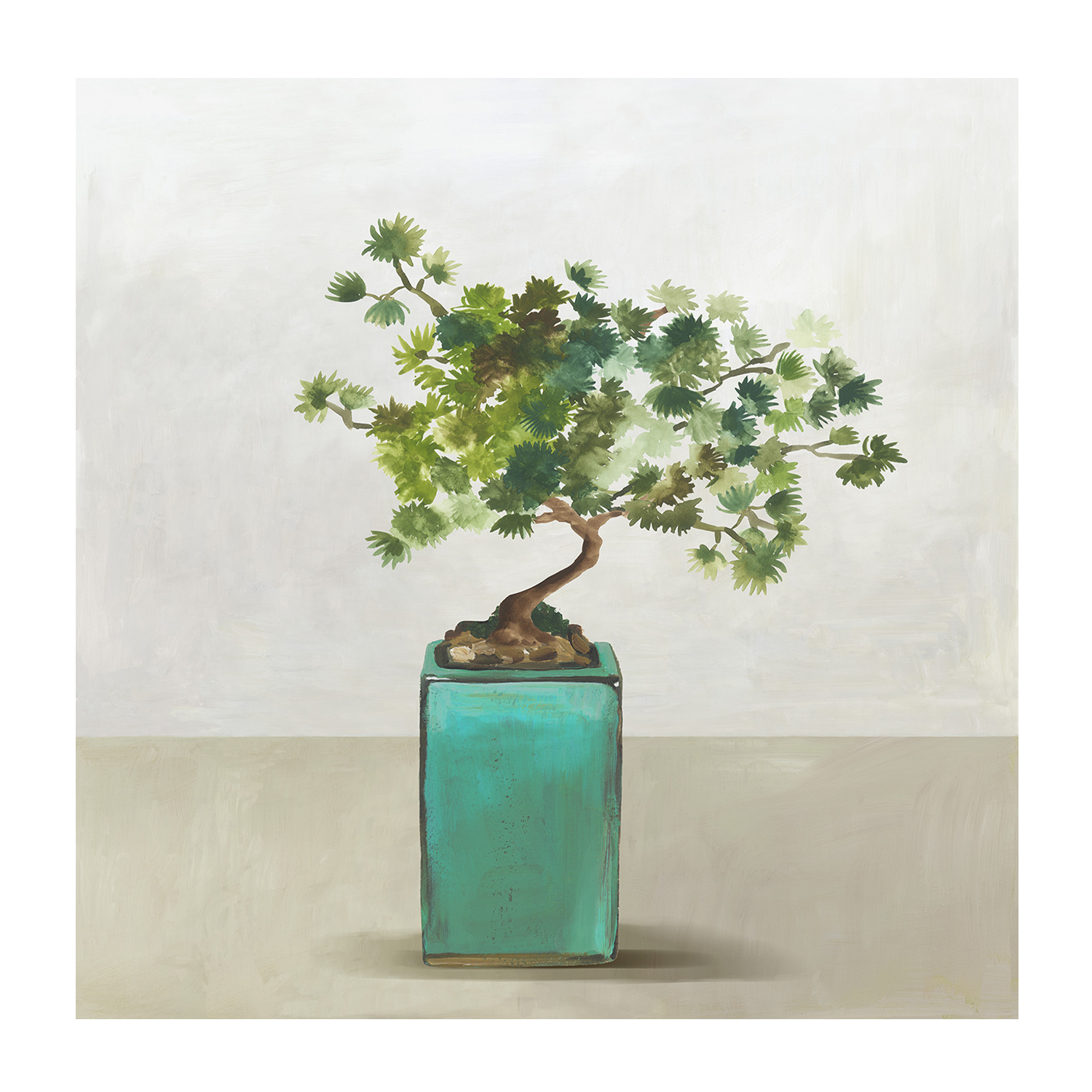 wall-art-print-canvas-poster-framed-Bonsai Tree, Style B , By Asia Jensen-1