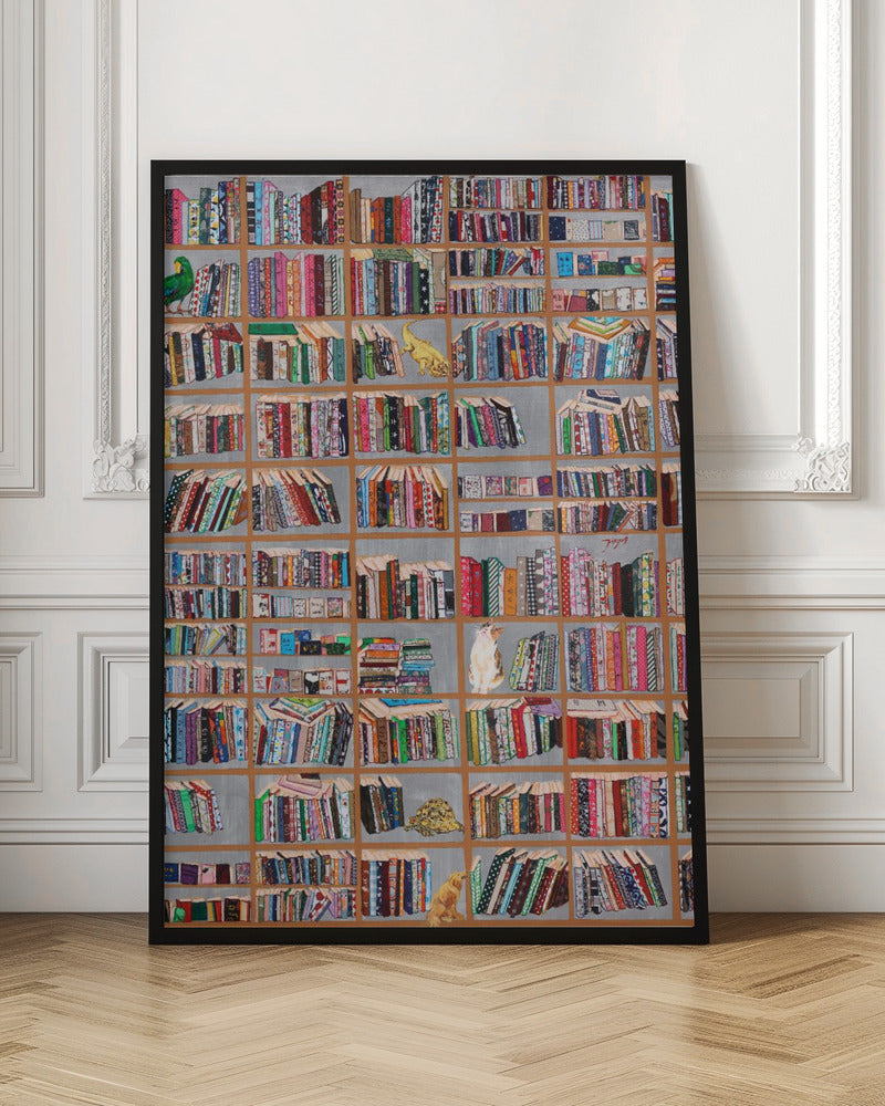 wall-art-print-canvas-poster-framed-Book Cafe , By Jukyong Park-3