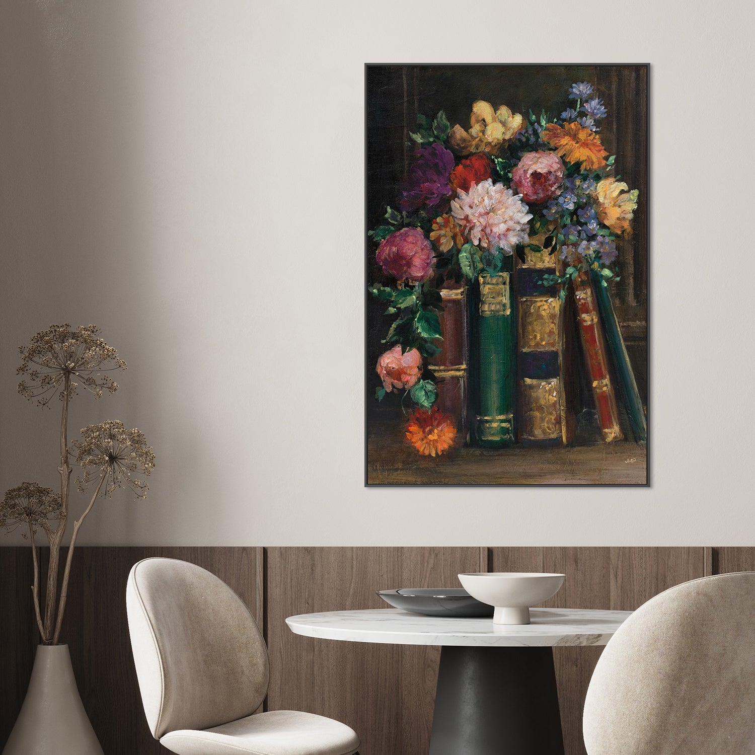 wall-art-print-canvas-poster-framed-Books of Beauty, Style A-2