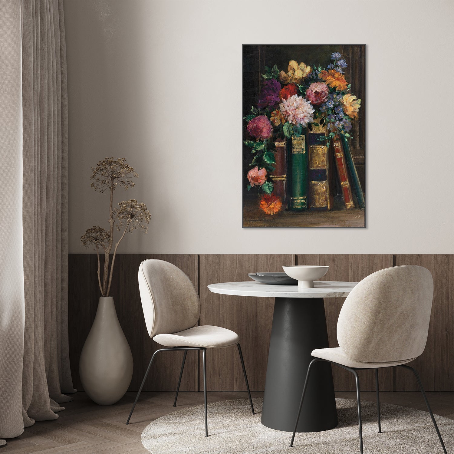 wall-art-print-canvas-poster-framed-Books of Beauty, Style A-9