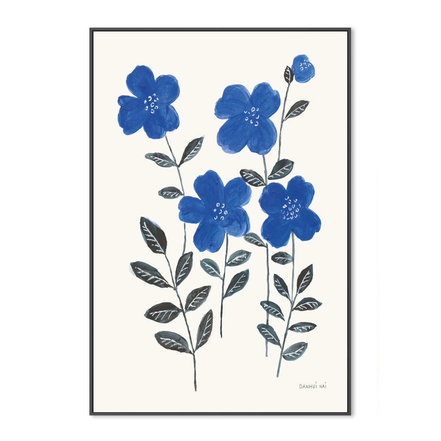 wall-art-print-canvas-poster-framed-Borrowed and Blue, Style B , By Danhui Nai-GIOIA-WALL-ART