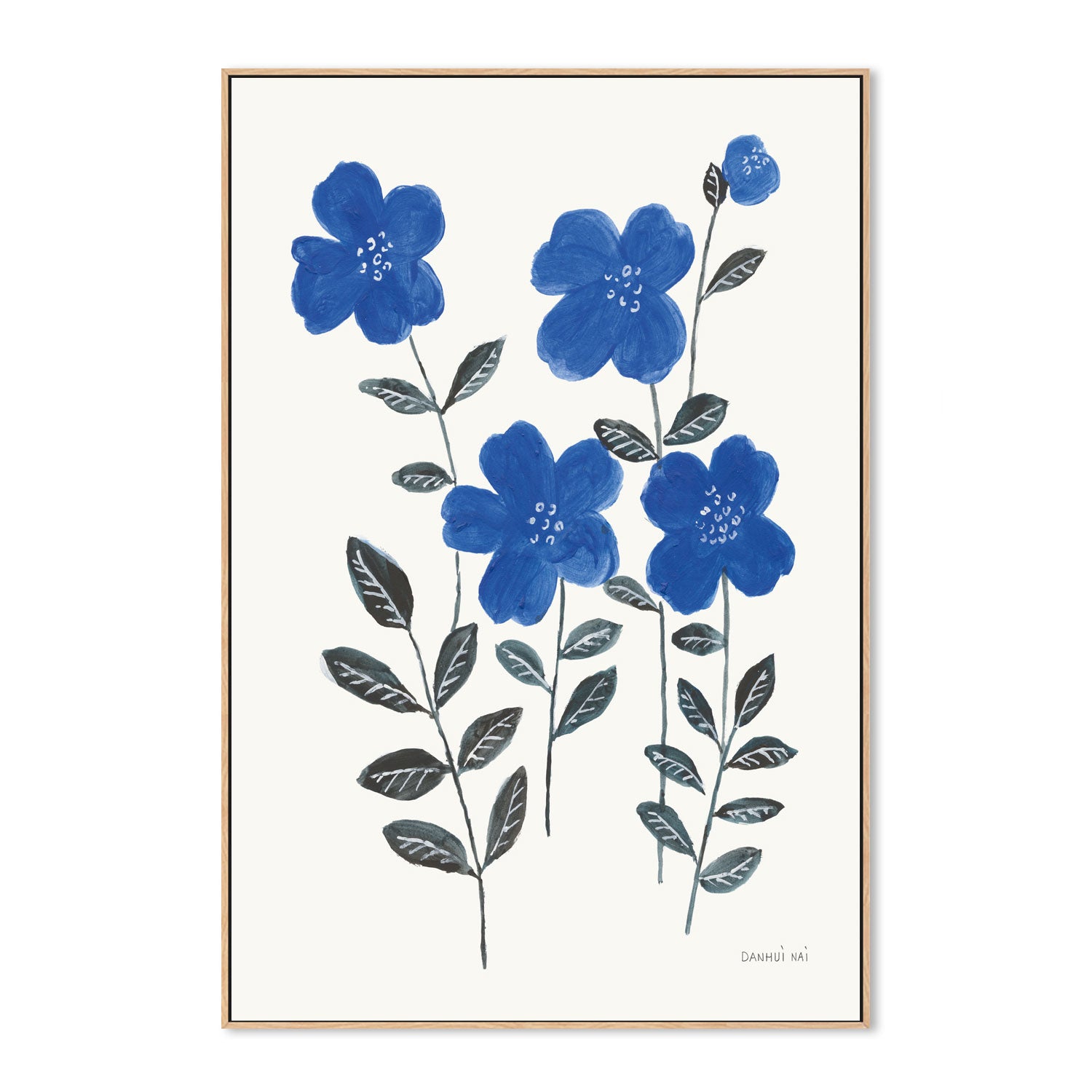wall-art-print-canvas-poster-framed-Borrowed and Blue, Style B , By Danhui Nai-GIOIA-WALL-ART