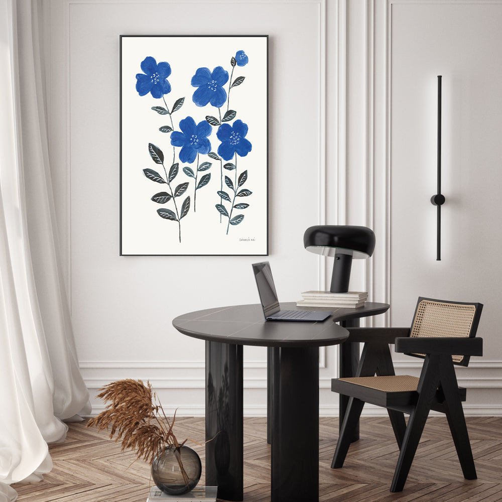 wall-art-print-canvas-poster-framed-Borrowed and Blue, Style B , By Danhui Nai-GIOIA-WALL-ART