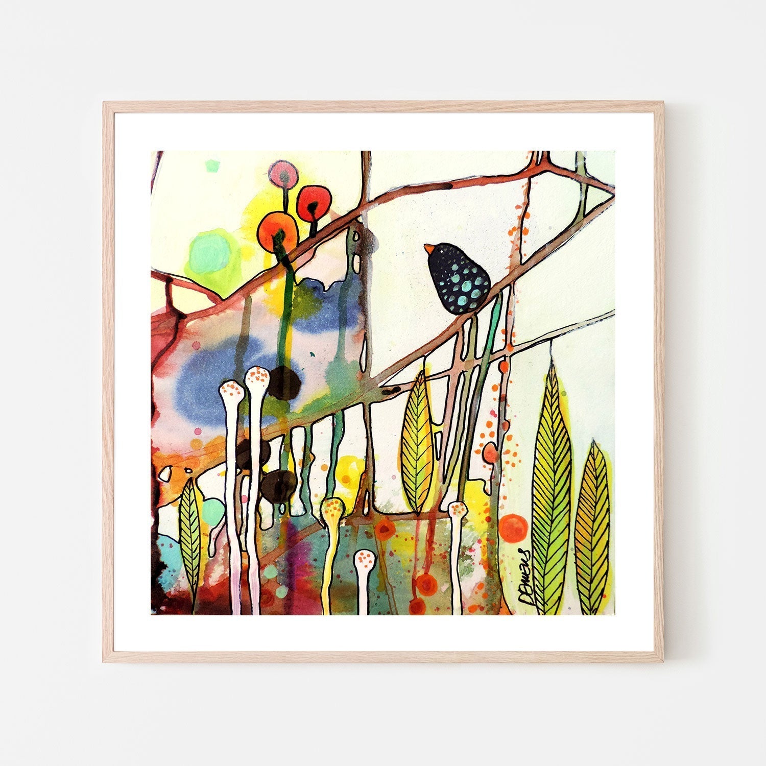 wall-art-print-canvas-poster-framed-Botanical Bliss-GIOIA-WALL-ART