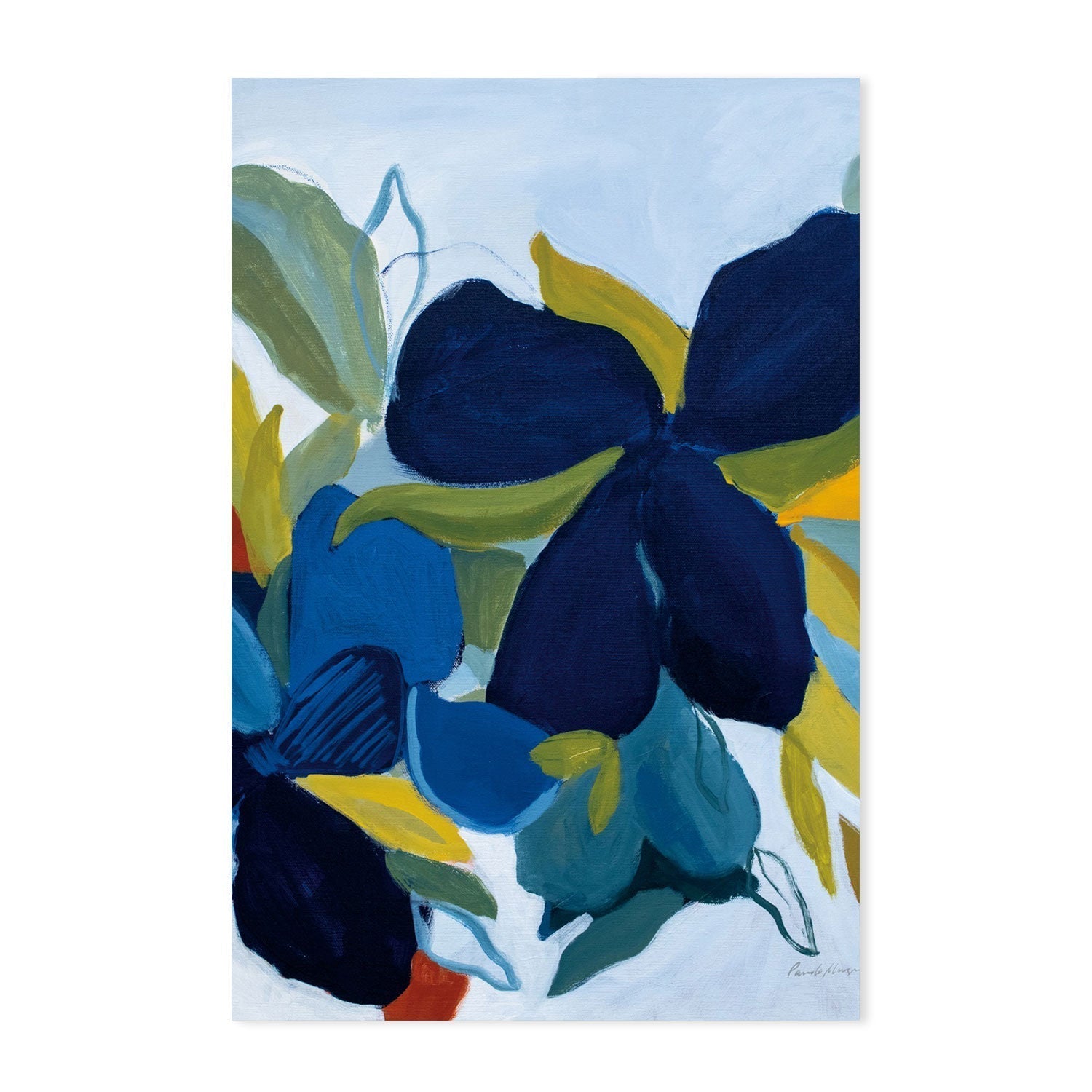 wall-art-print-canvas-poster-framed-Botanical Flow-by-Pamela Munger-Gioia Wall Art