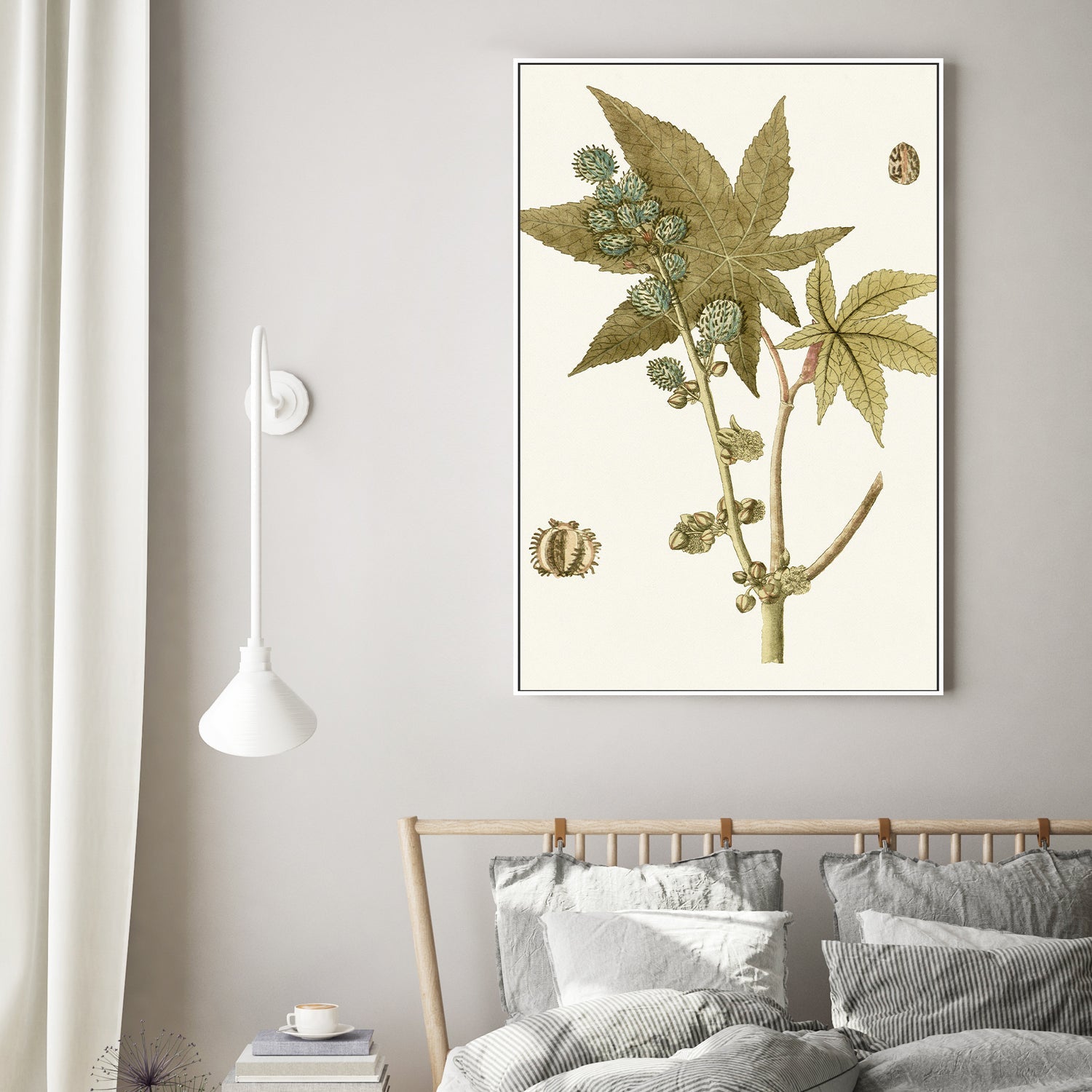wall-art-print-canvas-poster-framed-Botanical Leaf, Style A-7