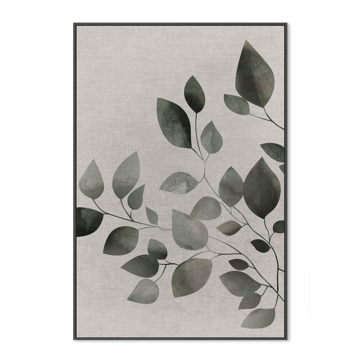 wall-art-print-canvas-poster-framed-Botanical Pair Green Style A-by-Dear Musketeer Studio-Gioia Wall Art