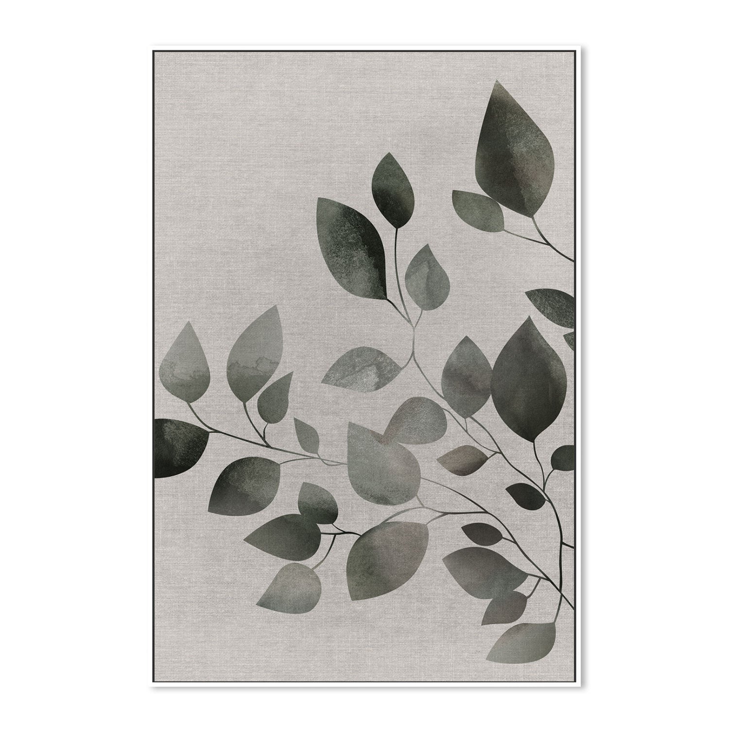 wall-art-print-canvas-poster-framed-Botanical Pair Green Style A-by-Dear Musketeer Studio-Gioia Wall Art