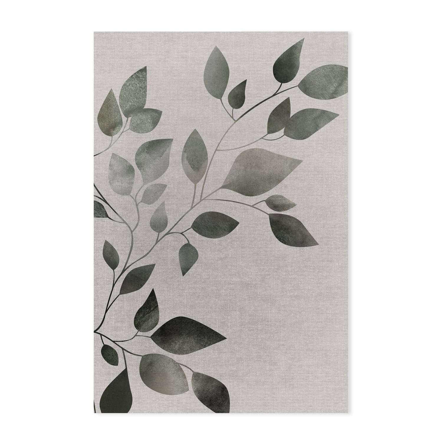 wall-art-print-canvas-poster-framed-Botanical Pair Green Style B-by-Dear Musketeer Studio-Gioia Wall Art