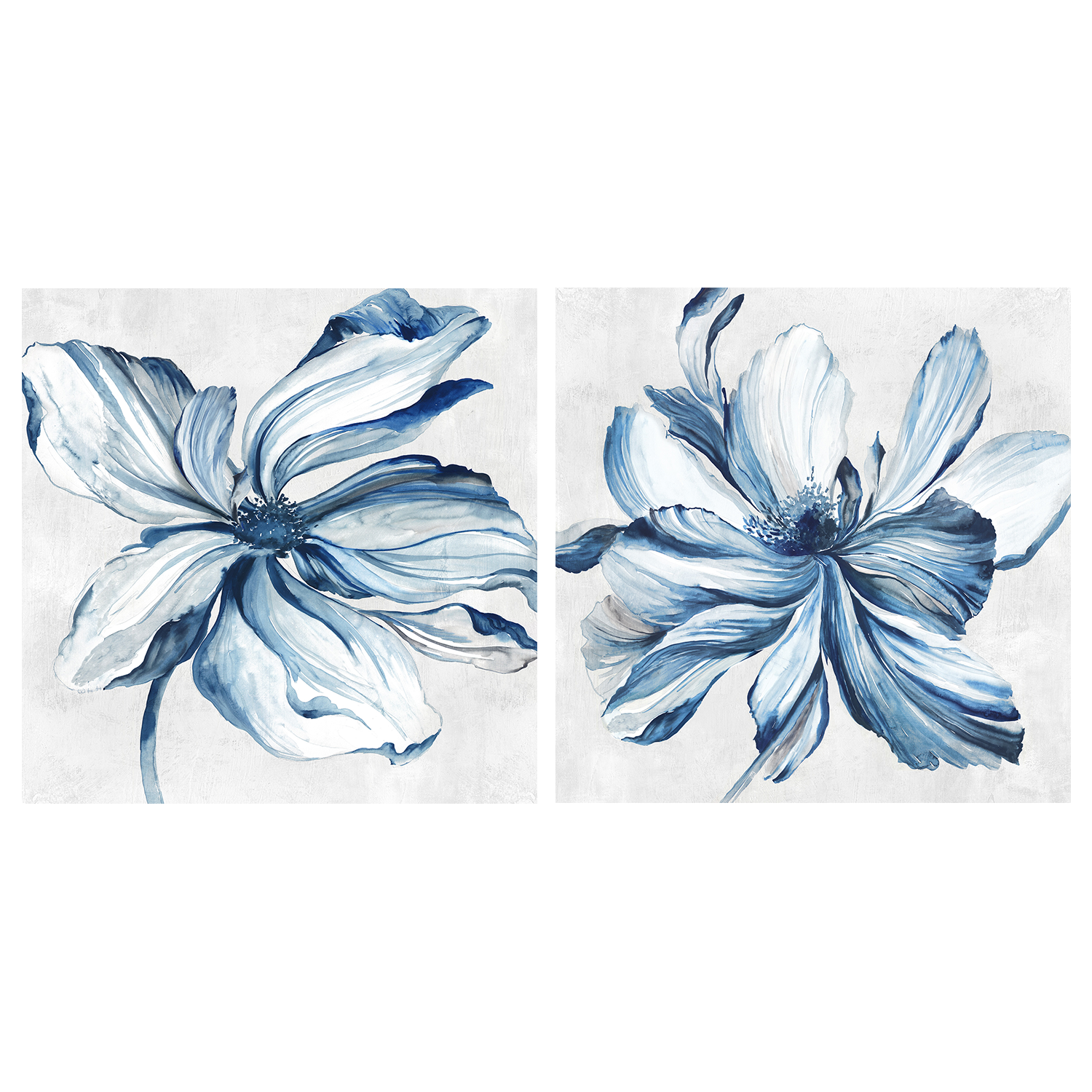 wall-art-print-canvas-poster-framed-Botanical, Style A & B, Set Of 2 , By Asia Jensen-1