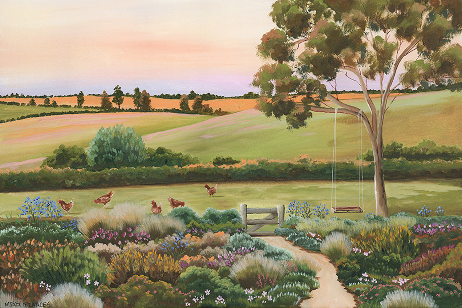 wall-art-print-canvas-poster-framed-Bottom of the Garden-1