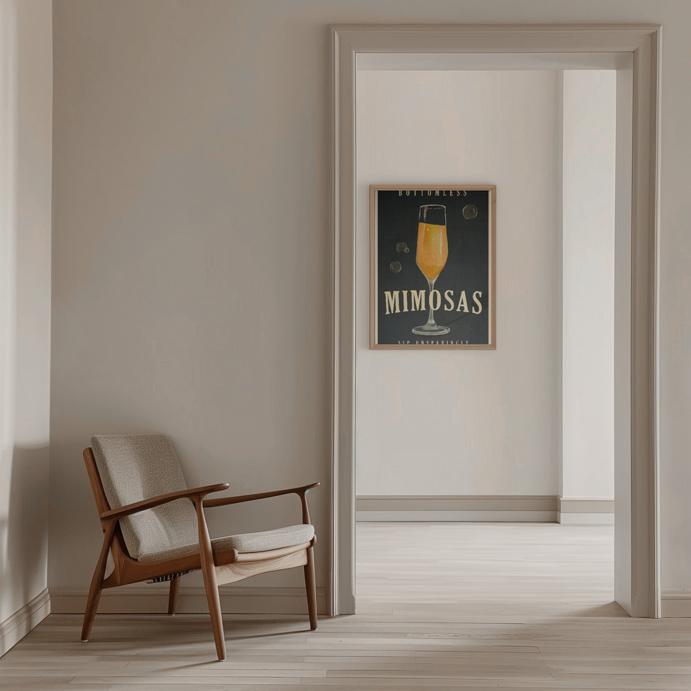 wall-art-print-canvas-poster-framed-Bottomless Mimosas Brunch Prosecco &amp; Champagne Art , By Brett Gramse-10