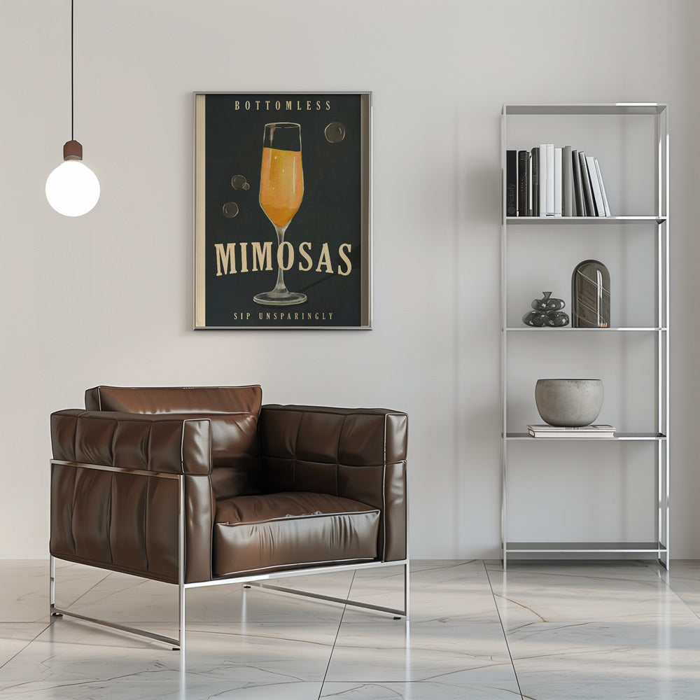 wall-art-print-canvas-poster-framed-Bottomless Mimosas Brunch Prosecco &amp; Champagne Art , By Brett Gramse-5