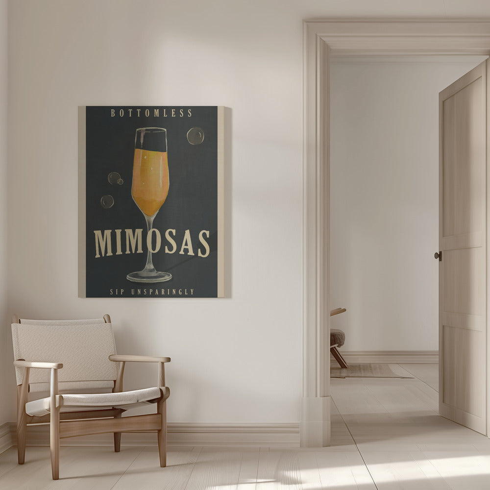 wall-art-print-canvas-poster-framed-Bottomless Mimosas Brunch Prosecco &amp; Champagne Art , By Brett Gramse-6