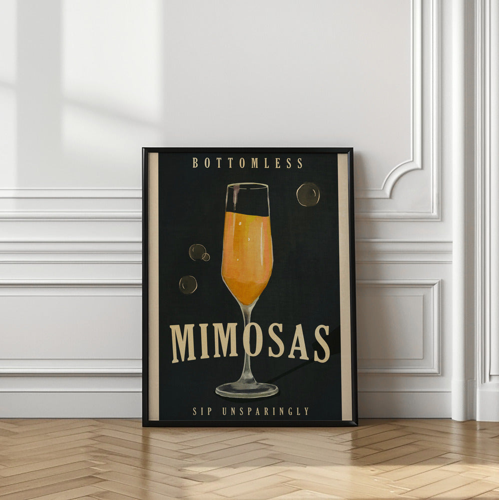 wall-art-print-canvas-poster-framed-Bottomless Mimosas Brunch Prosecco &amp; Champagne Art , By Brett Gramse-8