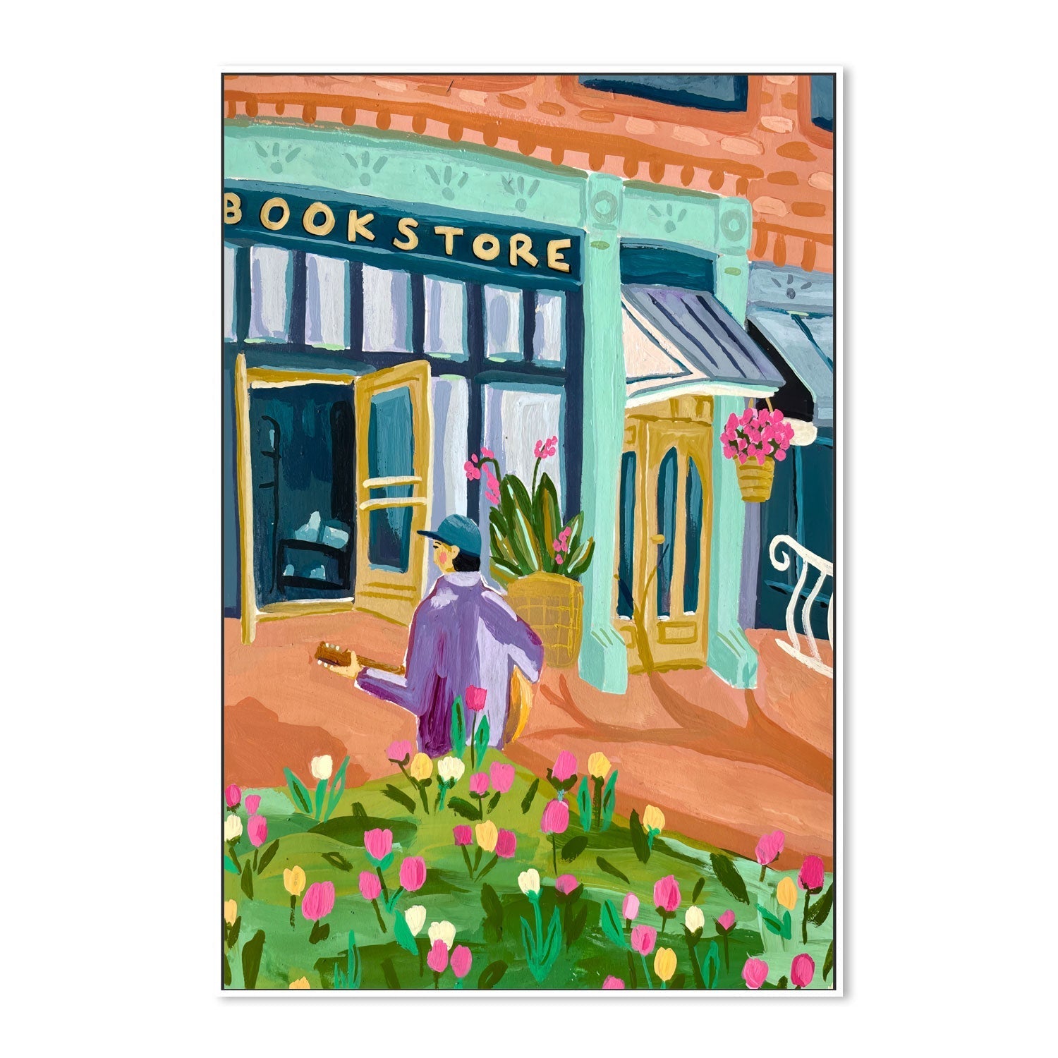 wall-art-print-canvas-poster-framed-Boulder Bookstore , By Kelly Angelovic-5