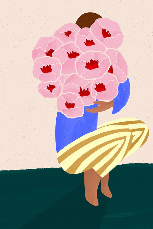 wall-art-print-canvas-poster-framed-Bouquet of Flowers-1