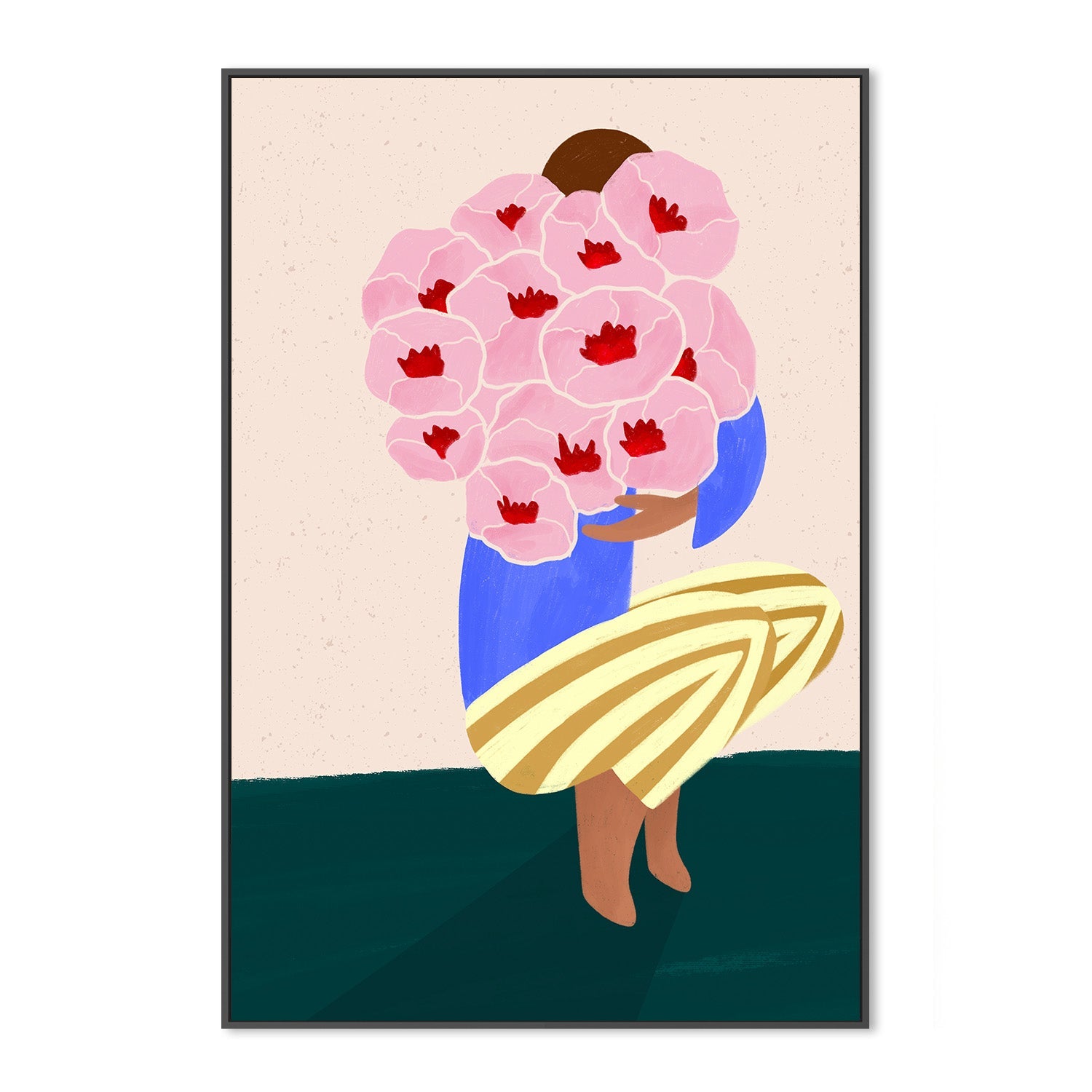 wall-art-print-canvas-poster-framed-Bouquet of Flowers-3