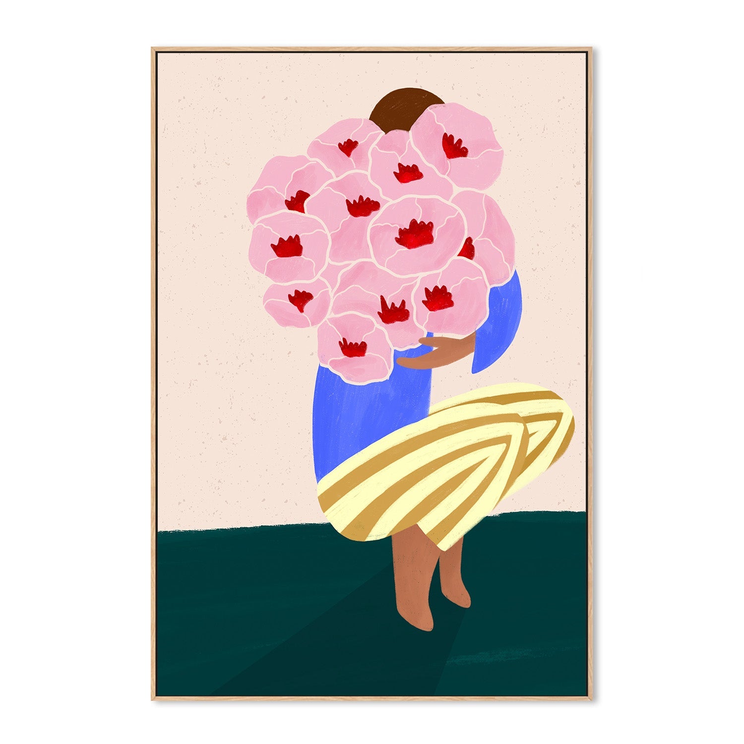 wall-art-print-canvas-poster-framed-Bouquet of Flowers-4