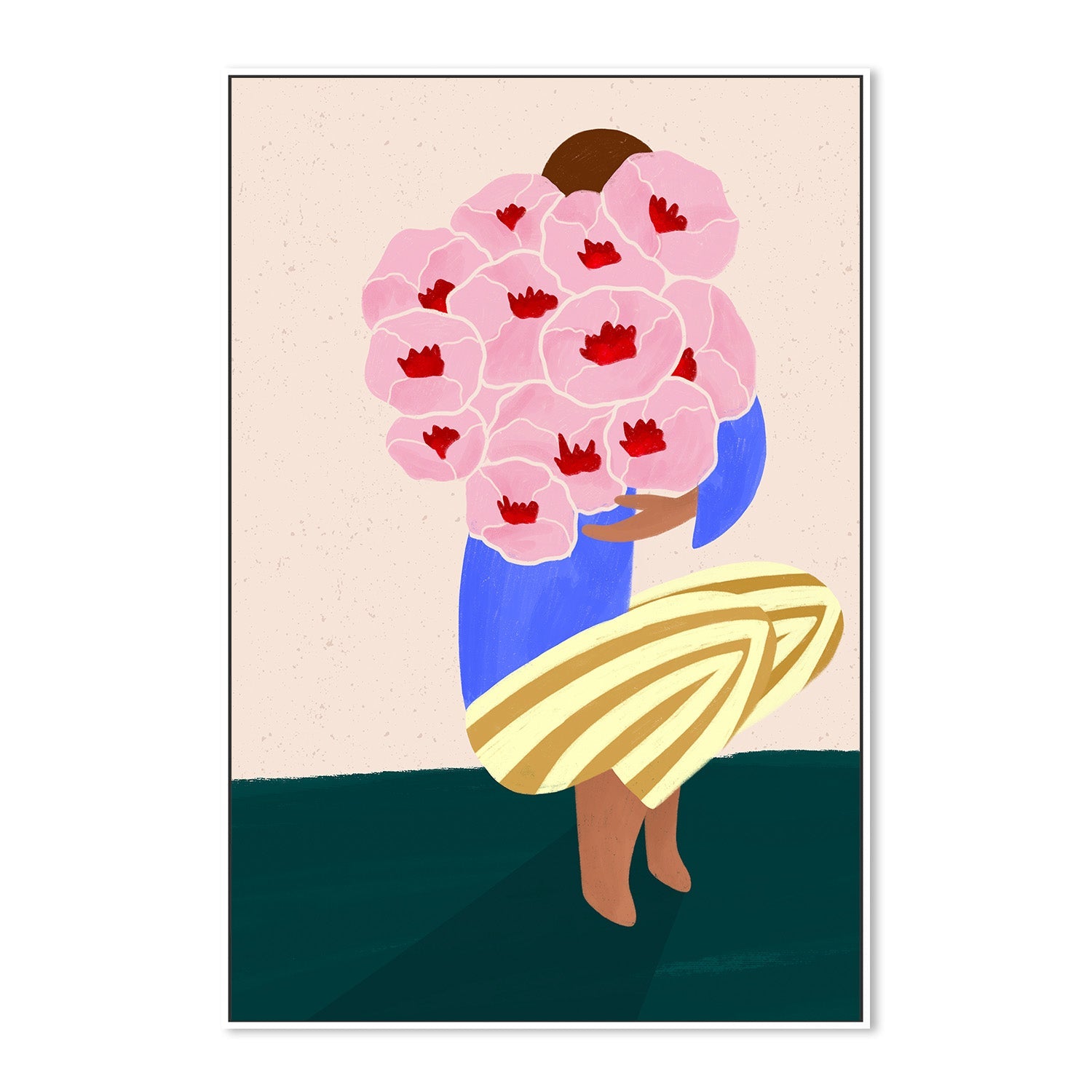wall-art-print-canvas-poster-framed-Bouquet of Flowers-5